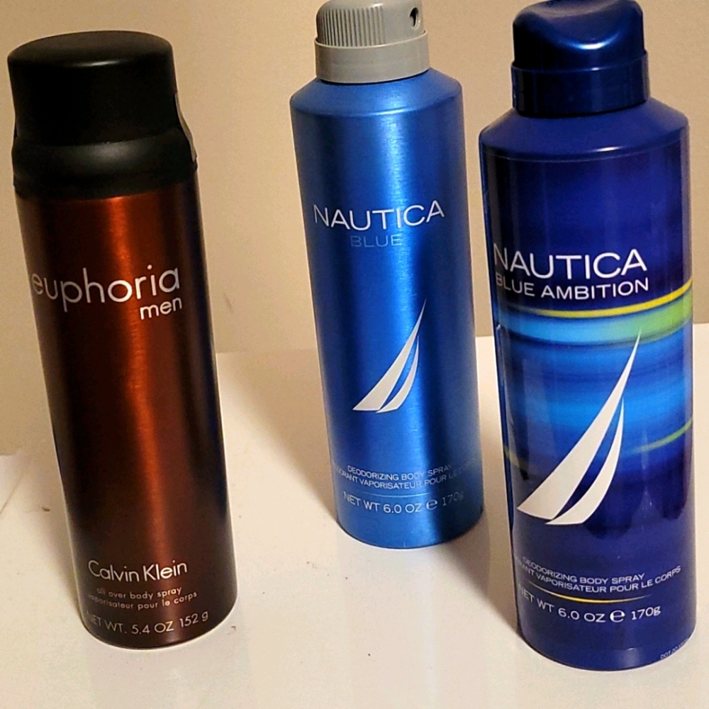 3 cans Body spray
